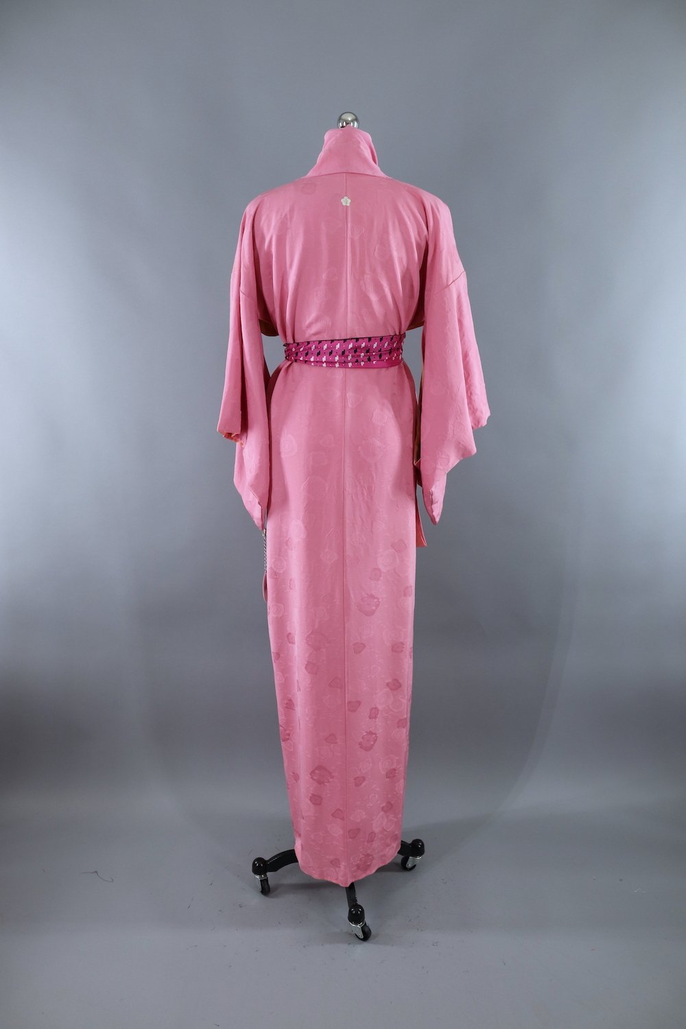 Vintage Silk Kimono Robe / Pink Floral – ThisBlueBird