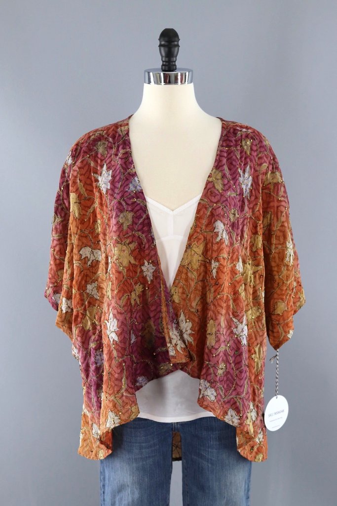 Vintage Silk Sari Cardigan – ThisBlueBird