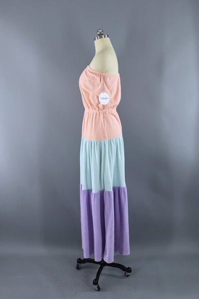 Vintage Strapless Terry Sundress-ThisBlueBird - Modern Vintage