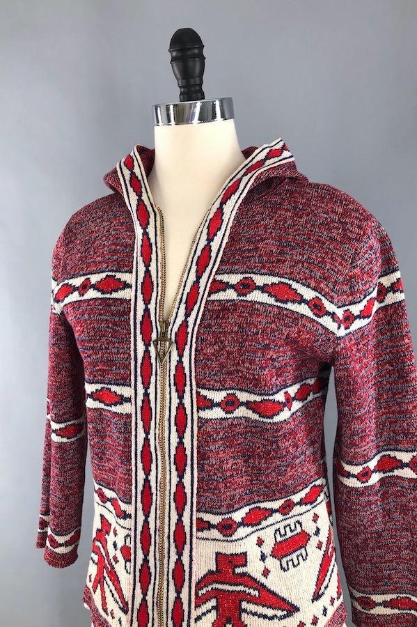 Vintage Thunderbird Cardigan Sweater-ThisBlueBird - Modern Vintage