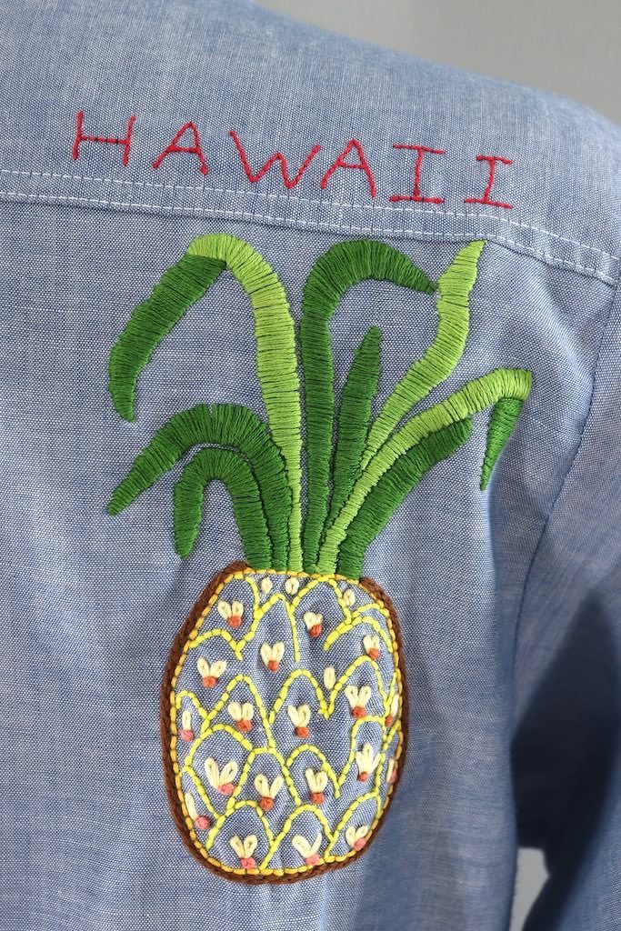 Vintage Travel Embroidered Shirt-ThisBlueBird - Modern Vintage
