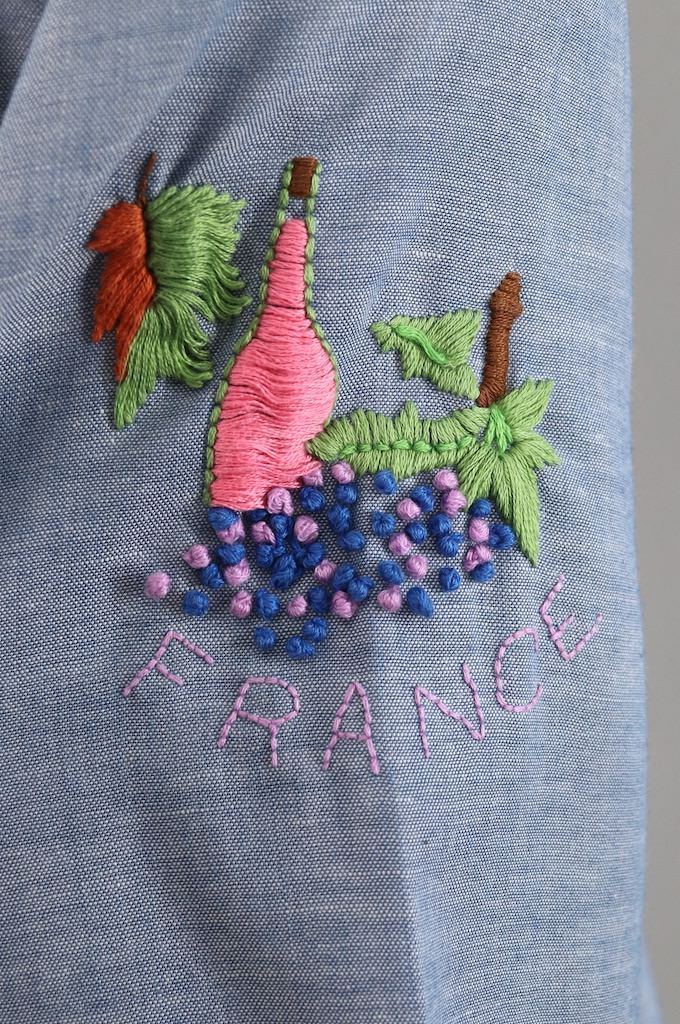 Vintage Travel Embroidered Shirt-ThisBlueBird - Modern Vintage