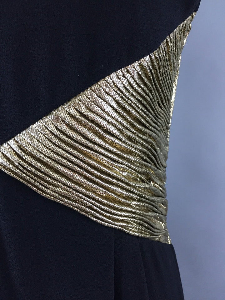 Vintage Valentino Maxi Dress / Grecian Goddess - ThisBlueBird