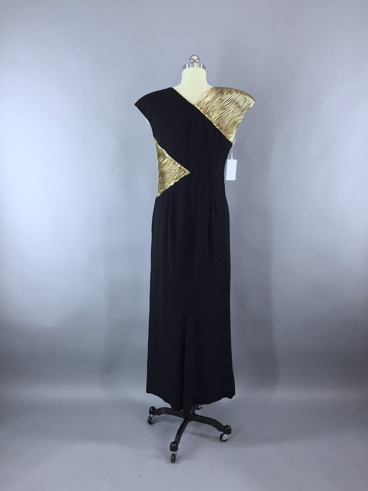 Vintage Valentino Maxi Dress / Grecian Goddess - ThisBlueBird
