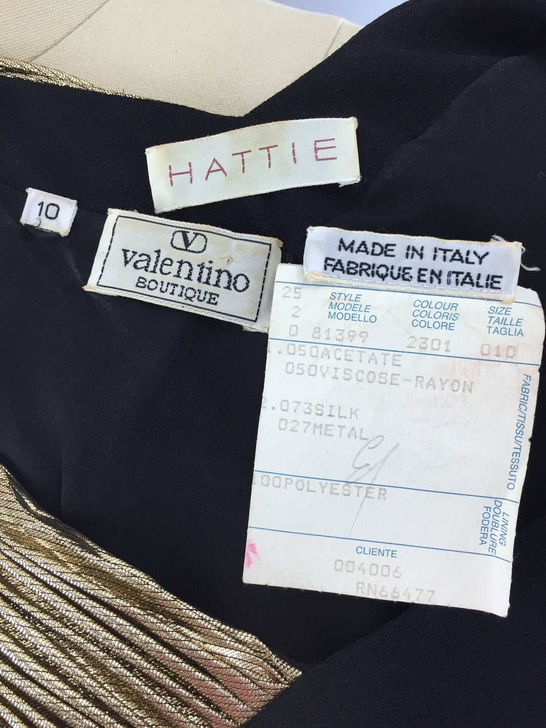 Vintage Valentino Maxi Dress / Grecian Goddess - ThisBlueBird