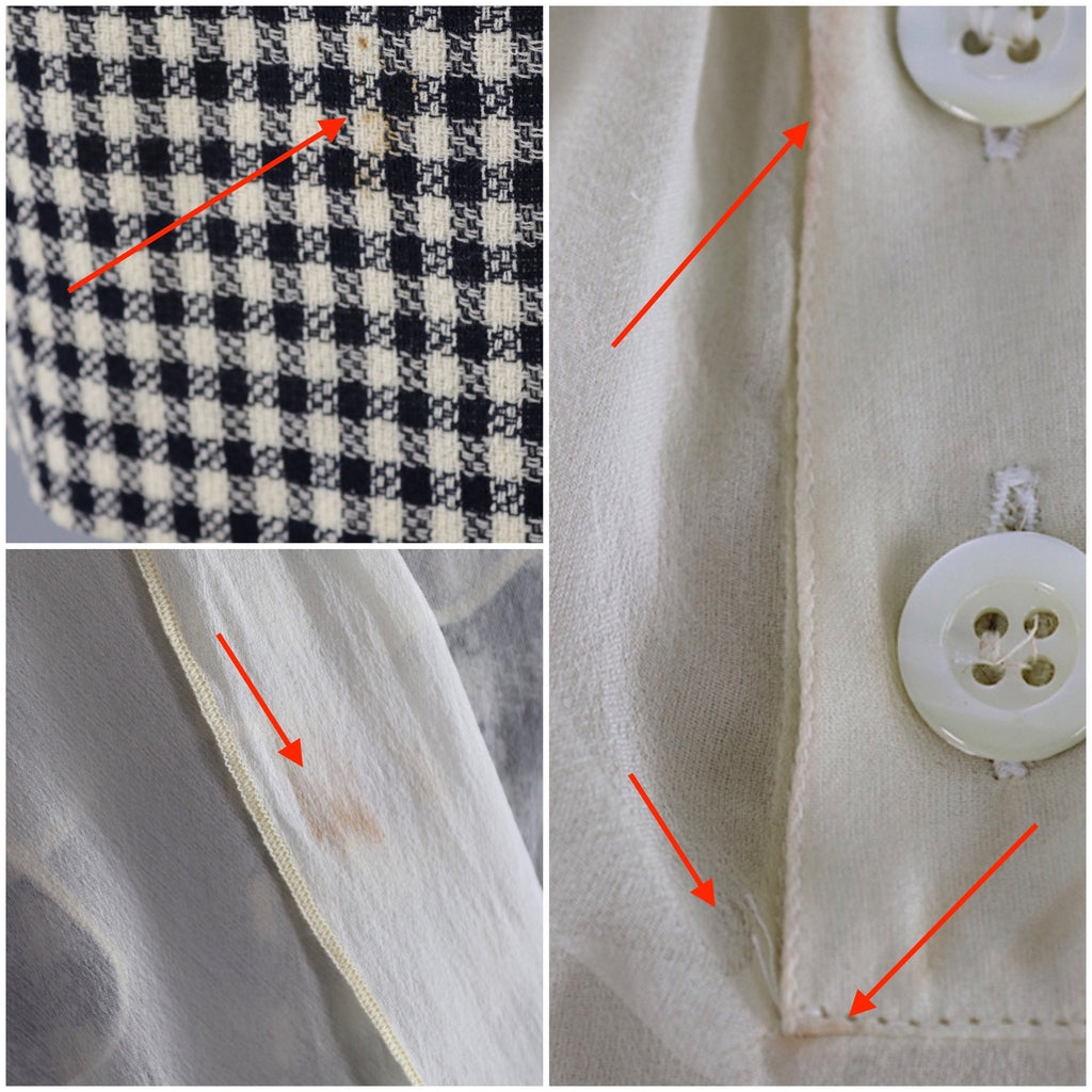 Vintage Valentino Miss V Suit / Gingham Wool with Silk Blouse &amp; Scarf - ThisBlueBird